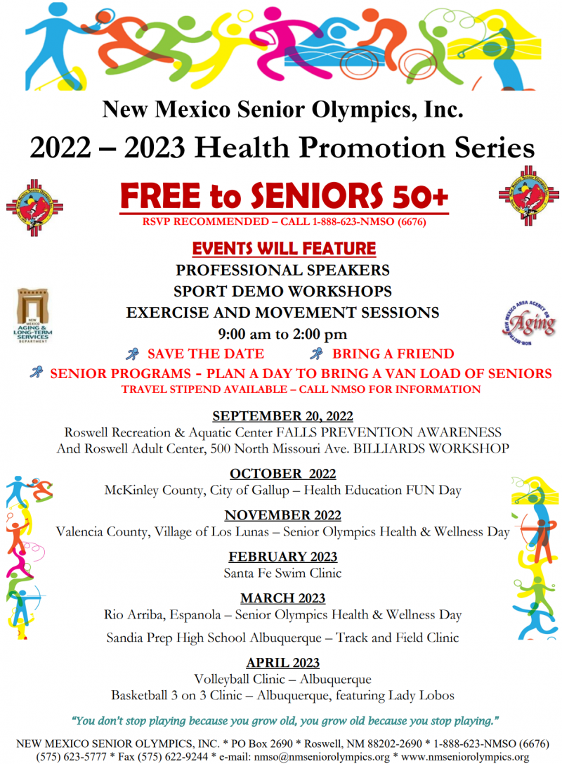 Events NM Senior Olympics